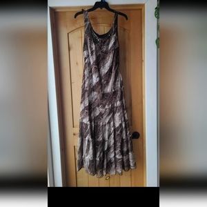 Lightweight women's brown dress size 16